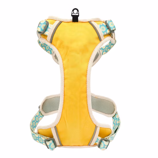 Hanyang 2023 OEM Sublimation Adjustable Dog Harness Luxury Personal Logo Pet Harness Pet Accessories