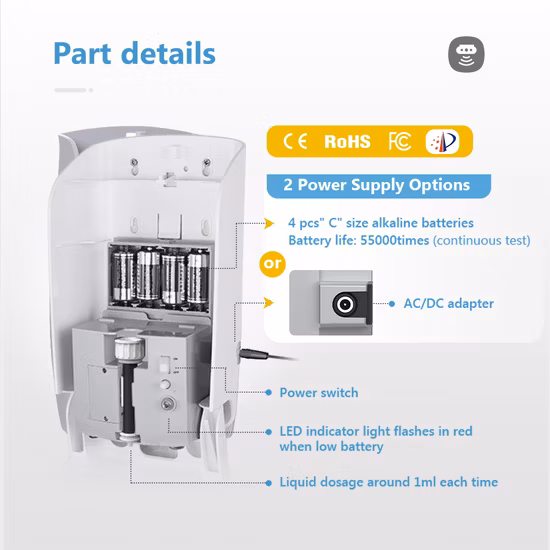 Sensor Touchless Automatic Wall Mounted Soap Dispenser