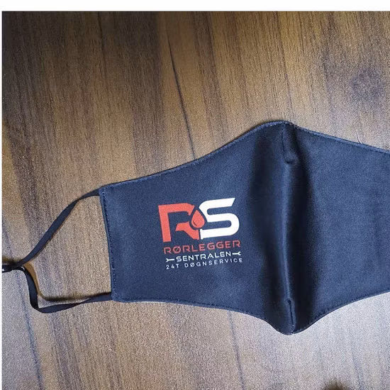 3 Layers Wholesale Kids Face Mask with Custom Logo Textille Mask Washable 100% Cotton Adult Mask