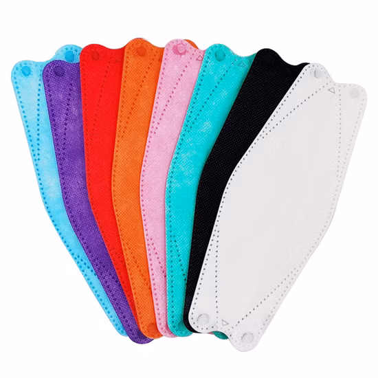 FFP2 KN95 Mask CE En149 Face Masks Particulate Filter Respirator N95 Face Mask Dust Mask Disposable Mask Economical Class Flat Fold Dust Mask