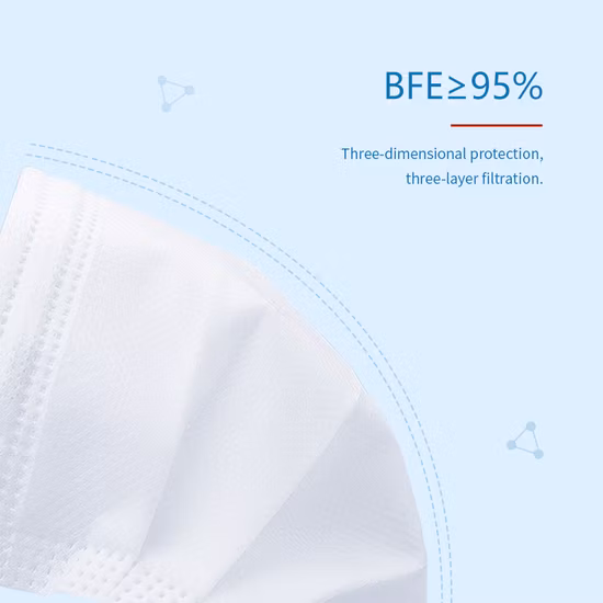 Kids Face Masks 3-Ply Protective PPE Disposable, White/Black/Colorful