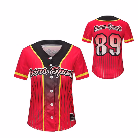 Personalized Softball Jersey Custom Made Polyester Baseball Jersey