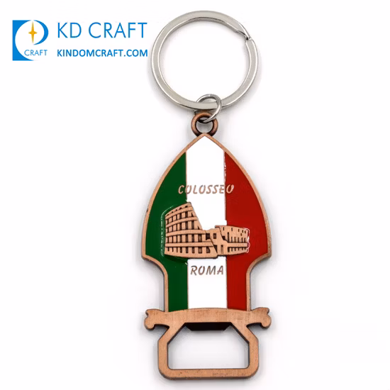 Personalized Leather Keychain Hardware Supplies Souvenir Item