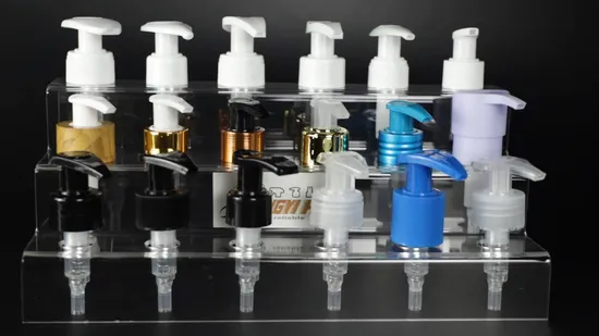 Transparent Plastic Liquid Shampoo Soap Dispenser