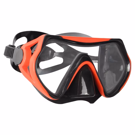 Snorkeling Diving Mask, Easy Breath Scuba Snorkeling Gear with Silicon Mouth Piece and Easy Adjustable Strap